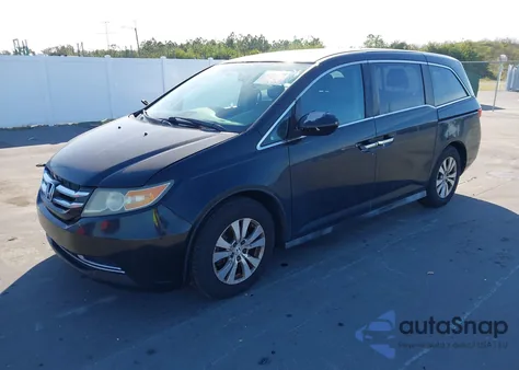 2015 Honda Odyssey Ex z USA, uszkodzony, nr VIN 5FNRL5H42FB001759